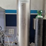 TANQUE INOX A-304 2000 MM ALTURA DIAMETRO 480 MM